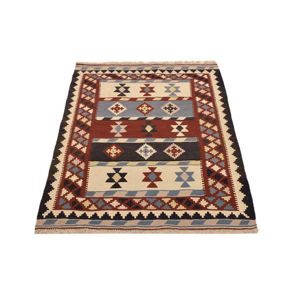 Tapete Kelim - Oriental - 146 x 102 cm - multicolorido