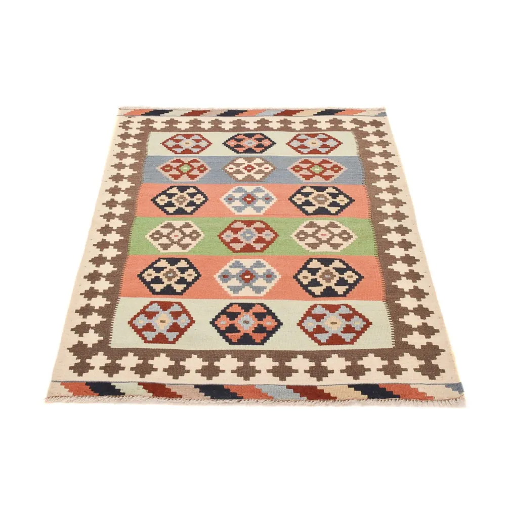 Tapete Kelim - Oriental - 146 x 98 cm - multicolorido