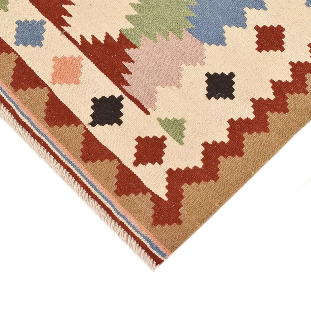 Tapete Kelim - Oriental - 146 x 97 cm - multicolorido