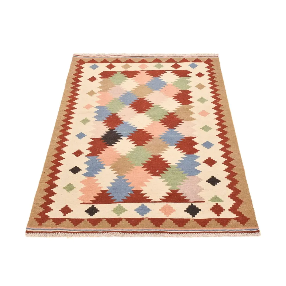 Tapete Kelim - Oriental - 146 x 97 cm - multicolorido