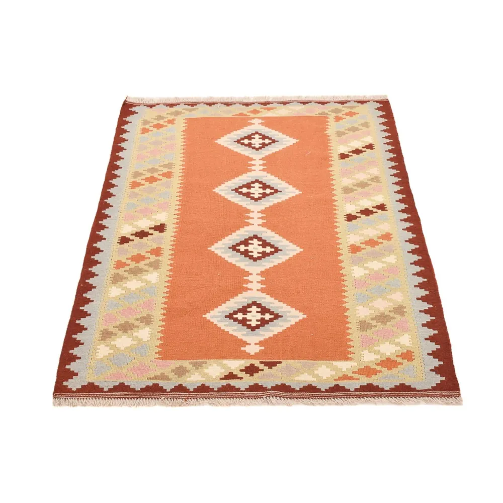 Tapete Kelim - Oriental - 148 x 100 cm - multicolorido