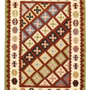Tapete Kelim - Oriental - 148 x 105 cm - multicolorido
