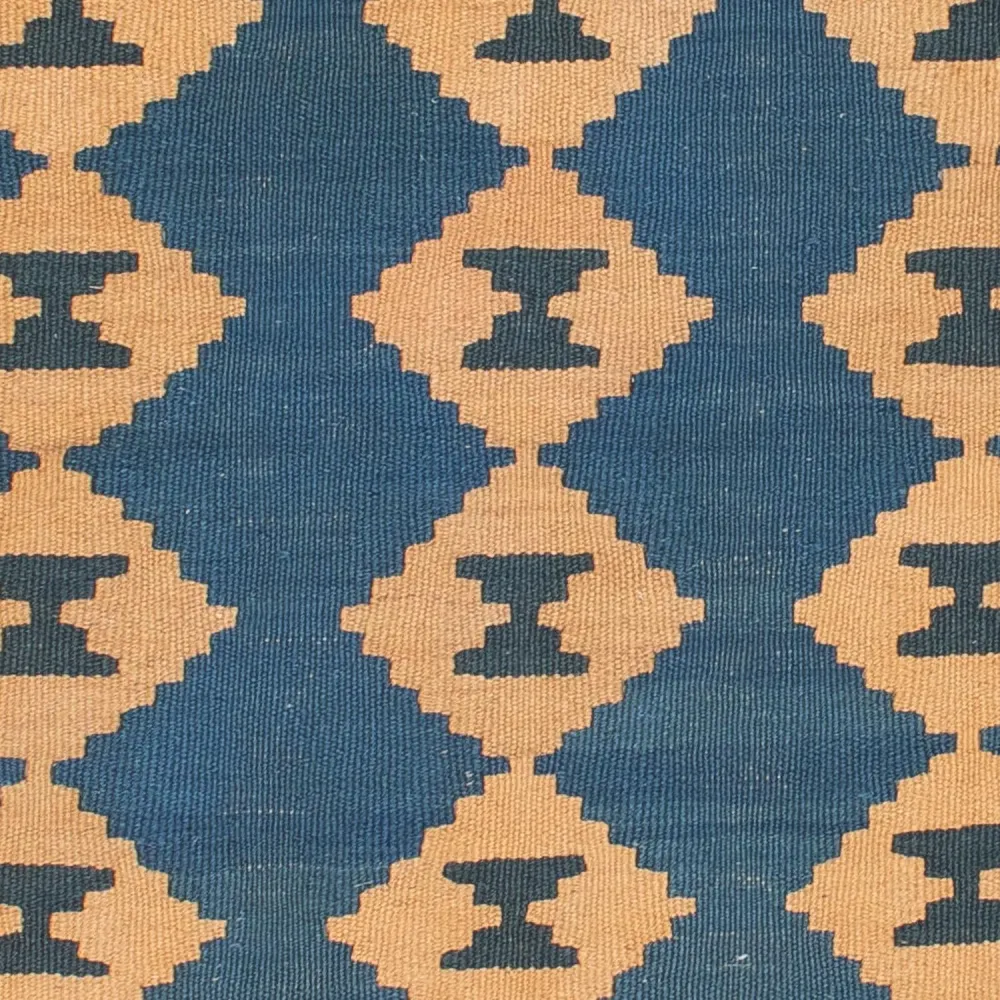 Tapete Kelim - Oriental - 149 x 98 cm - azul