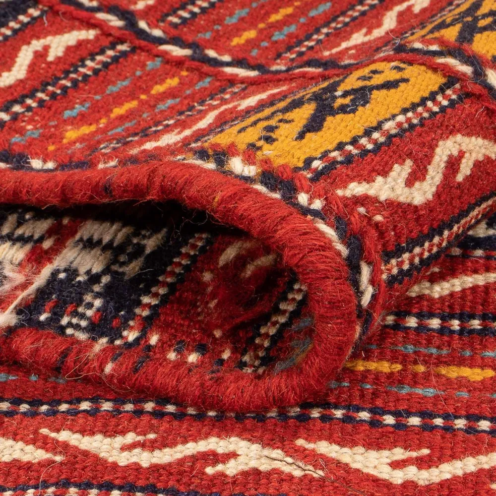Tapete Kelim - Oriental - 150 x 100 cm - multicolorido