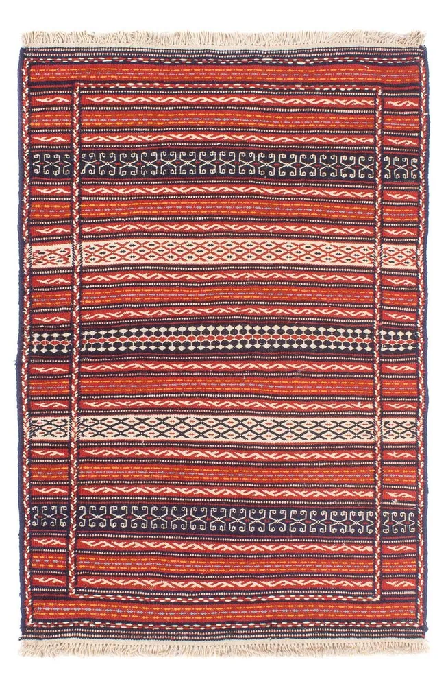 Tapete Kelim - Oriental - 150 x 100 cm - multicolorido