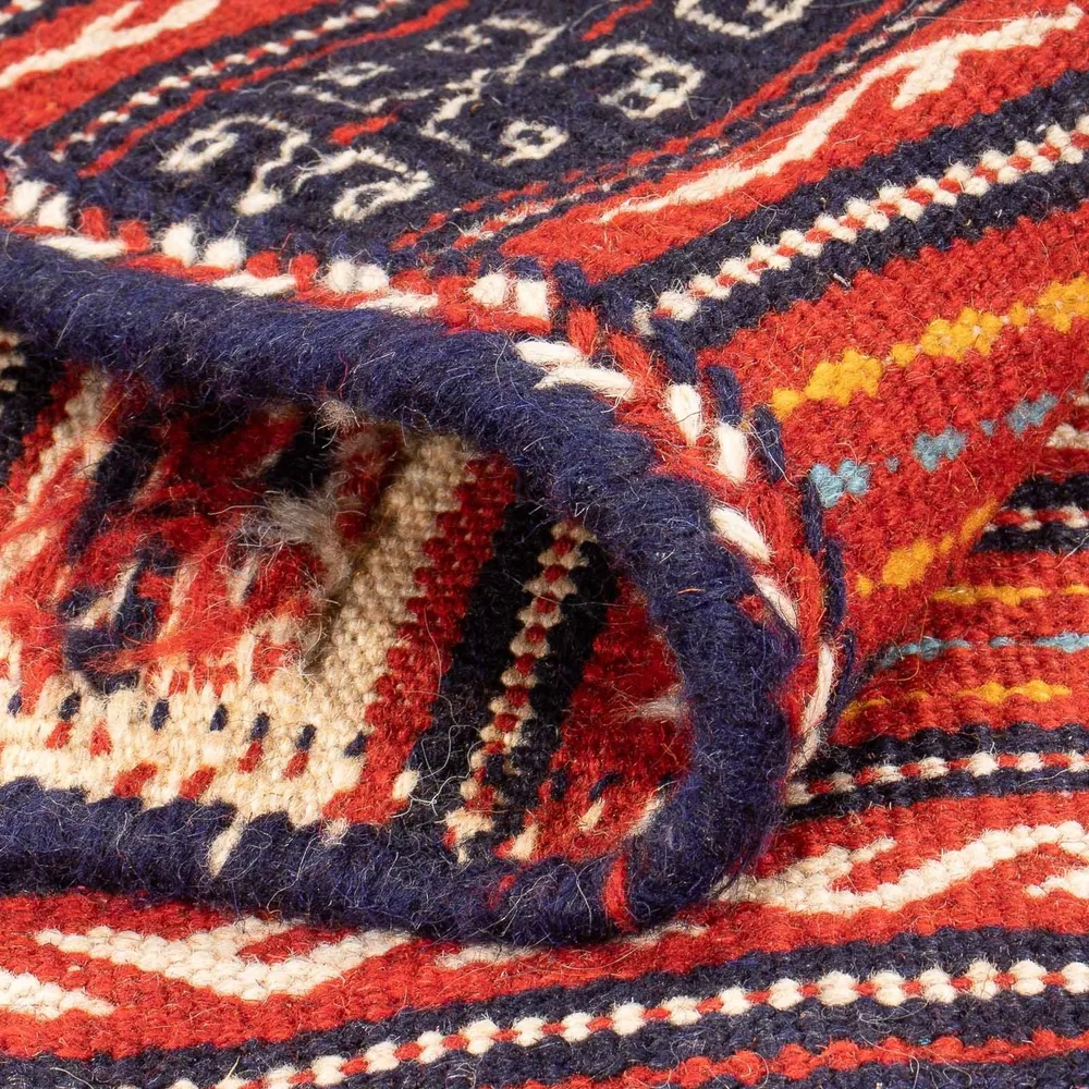 Tapete Kelim - Oriental - 150 x 100 cm - multicolorido