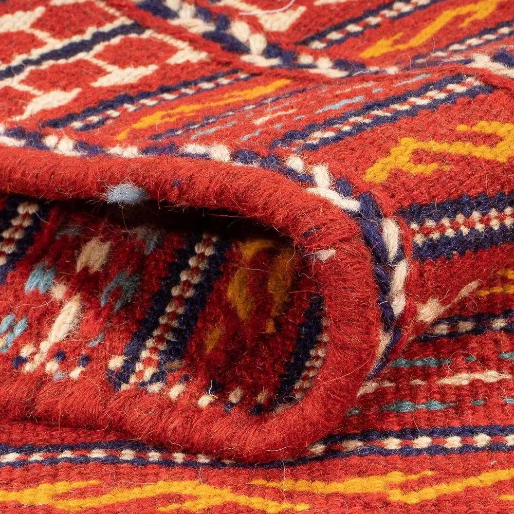 Tapete Kelim - Oriental - 150 x 100 cm - multicolorido