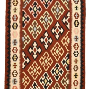 Tapete Kelim - Oriental - 150 x 102 cm - multicolorido