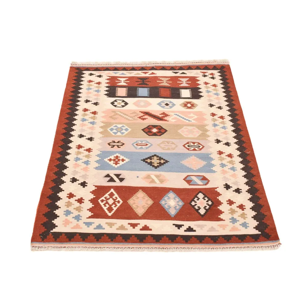 Tapete Kelim - Oriental - 150 x 103 cm - multicolorido