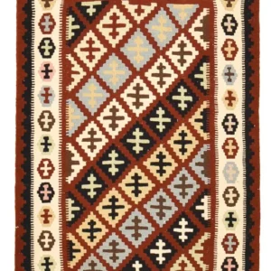 Tapete Kelim - Oriental - 150 x 104 cm - multicolorido