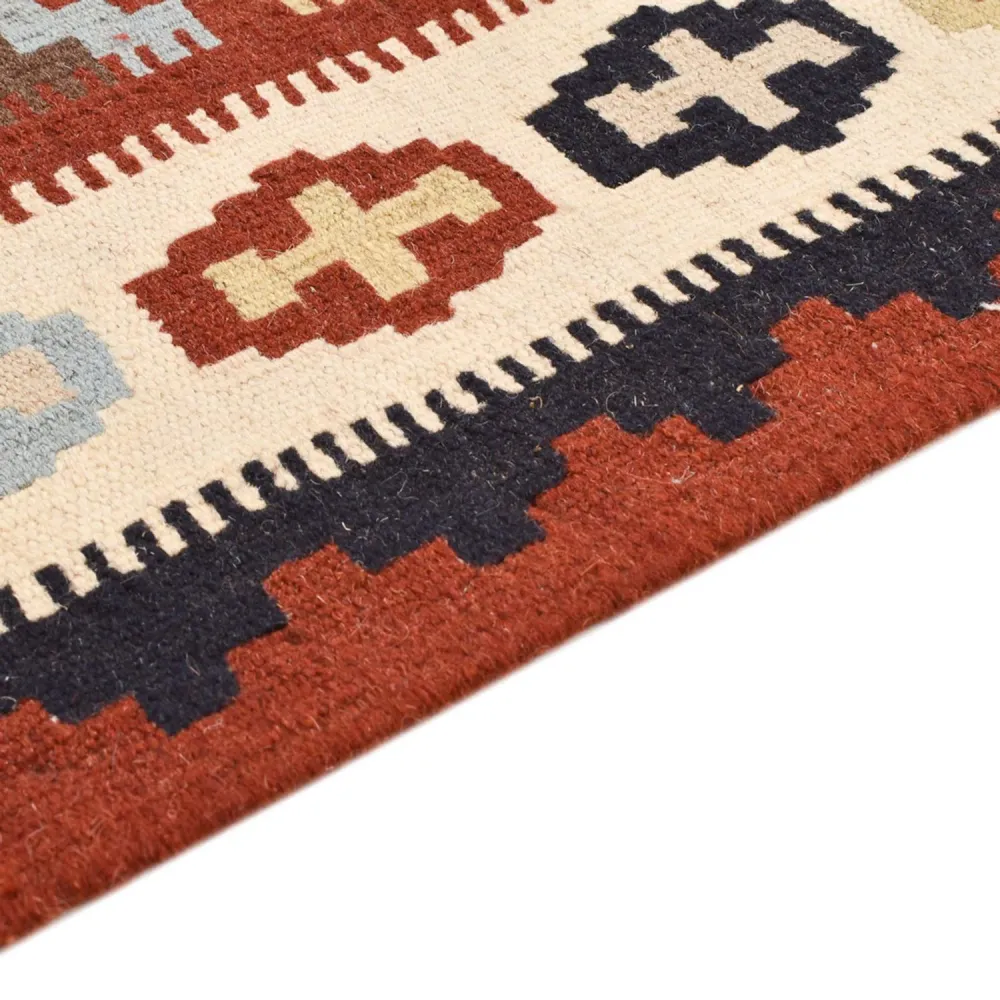 Tapete Kelim - Oriental - 150 x 104 cm - multicolorido