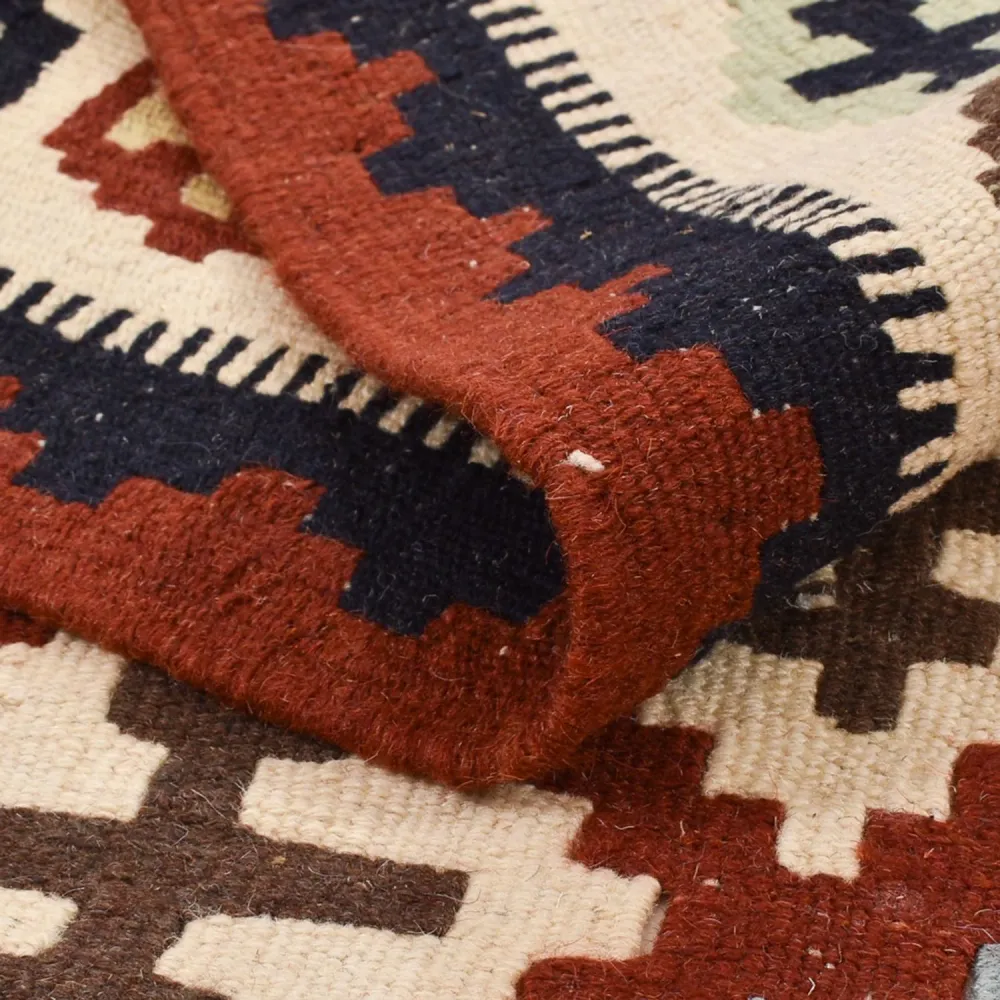 Tapete Kelim - Oriental - 150 x 104 cm - multicolorido
