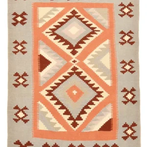 Tapete Kelim - Oriental - 150 x 105 cm - multicolorido