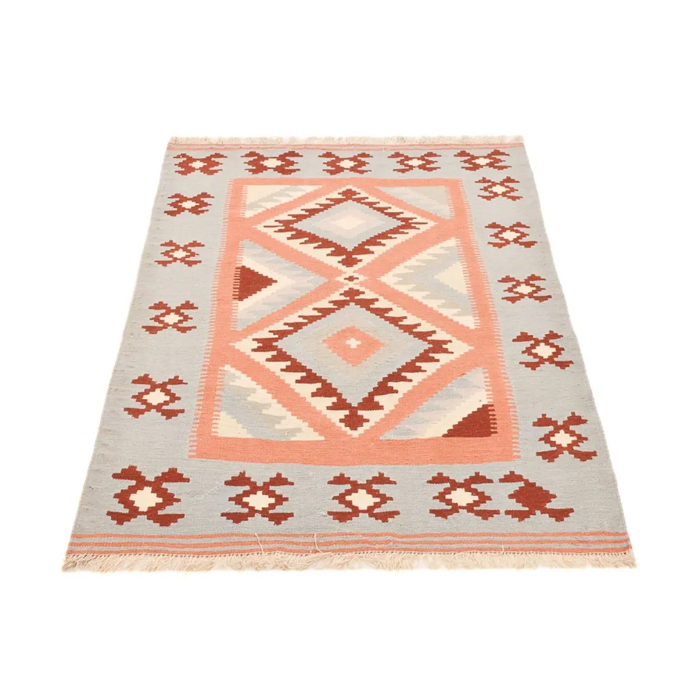 Tapete Kelim - Oriental - 150 x 105 cm - multicolorido