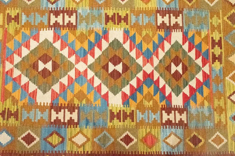 Tapete Kelim - Oriental - 159 x 101 cm - bege