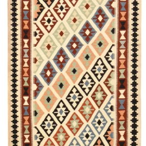 Tapete Kelim - Oriental - 164 x 105 cm - multicolorido
