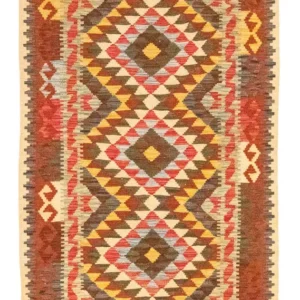 Tapete Kelim - Oriental - 168 x 103 cm - amarelo