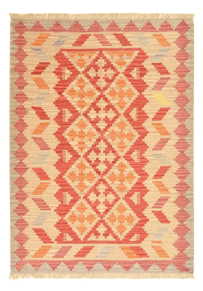 Tapete Kelim - Oriental - 176 x 129 cm - multicolorido