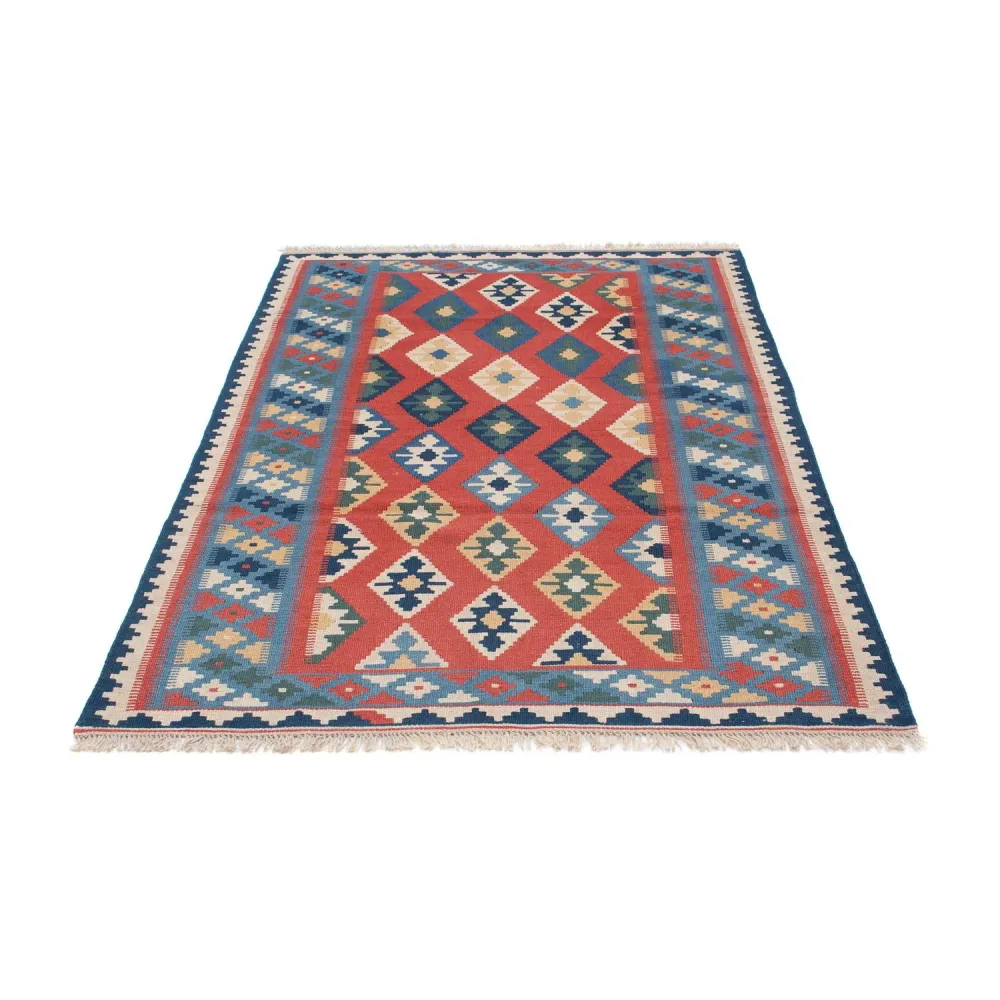 Tapete Kelim - Oriental - 177 x 117 cm - azul