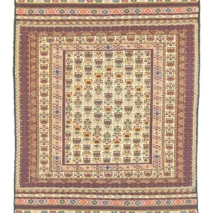 Tapete Kelim - Oriental - 183 x 127 cm - bege