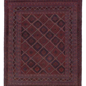 Tapete Kelim - Oriental - 188 x 150 cm - bege escuro