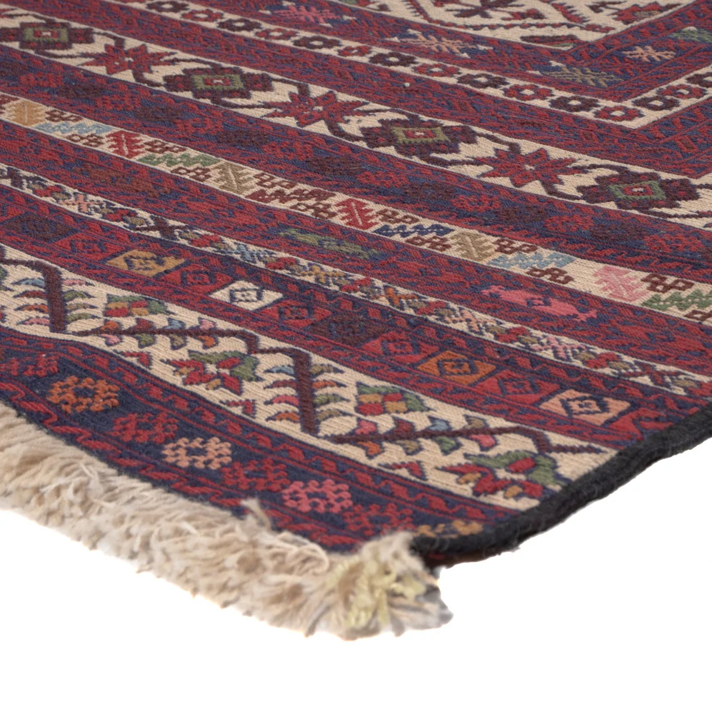 Tapete Kelim - Oriental - 189 x 127 cm - multicolorido