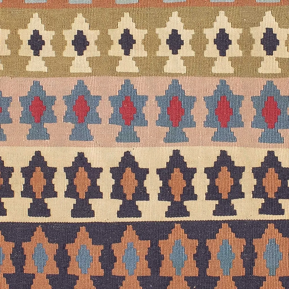 Tapete Kelim - Oriental - 194 x 114 cm - multicolorido