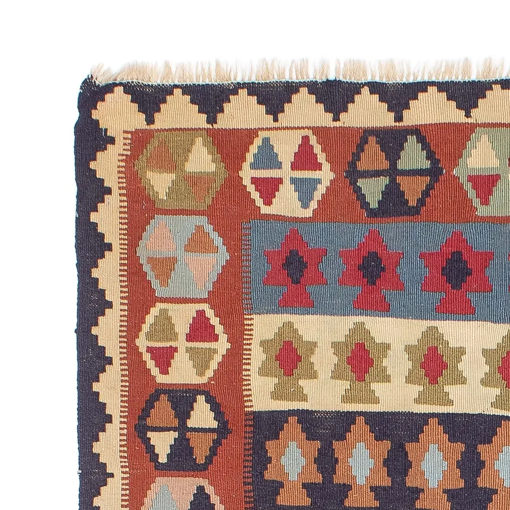Tapete Kelim - Oriental - 194 x 114 cm - multicolorido