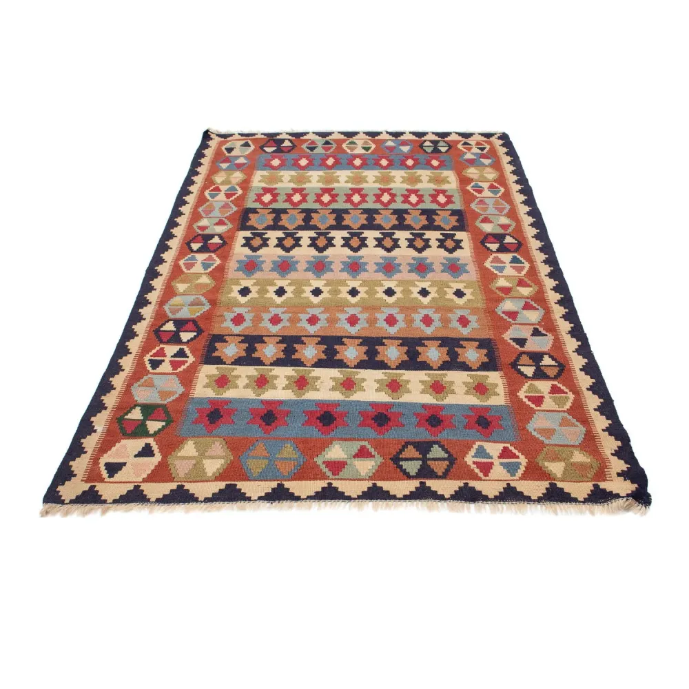 Tapete Kelim - Oriental - 194 x 114 cm - multicolorido