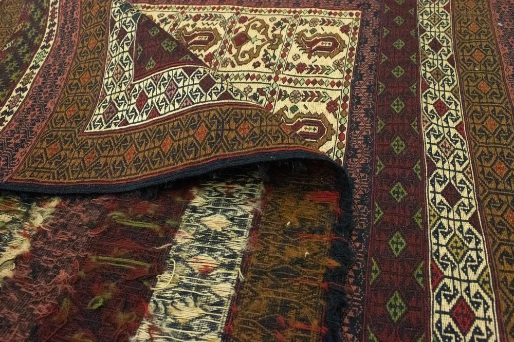 Tapete Kelim - Oriental - 196 x 123 cm - bege
