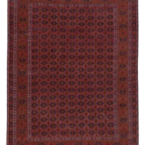 Tapete Kelim - Oriental - 196 x 144 cm - vermelho escuro