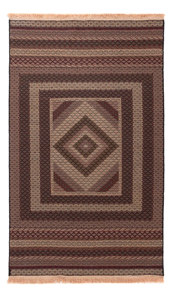 Tapete Kelim - Oriental - 197 x 120 cm - multicolorido