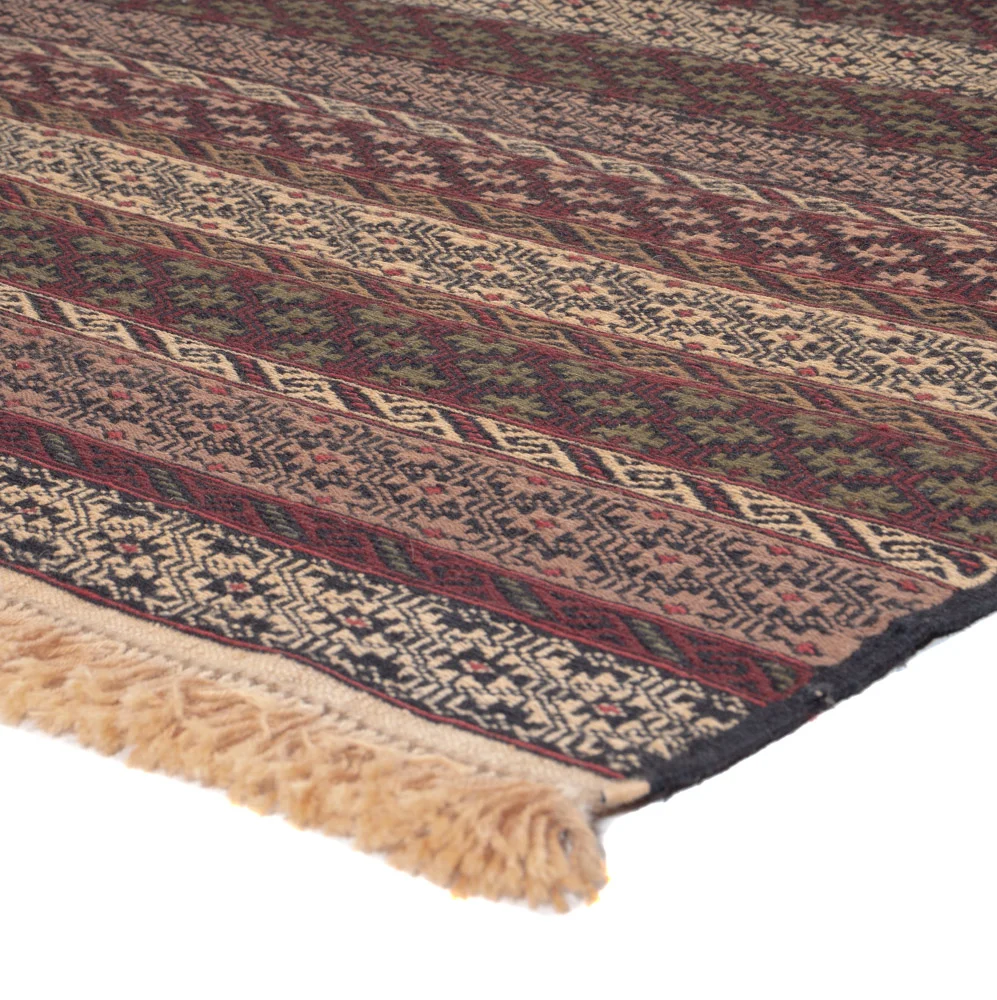 Tapete Kelim - Oriental - 197 x 120 cm - multicolorido