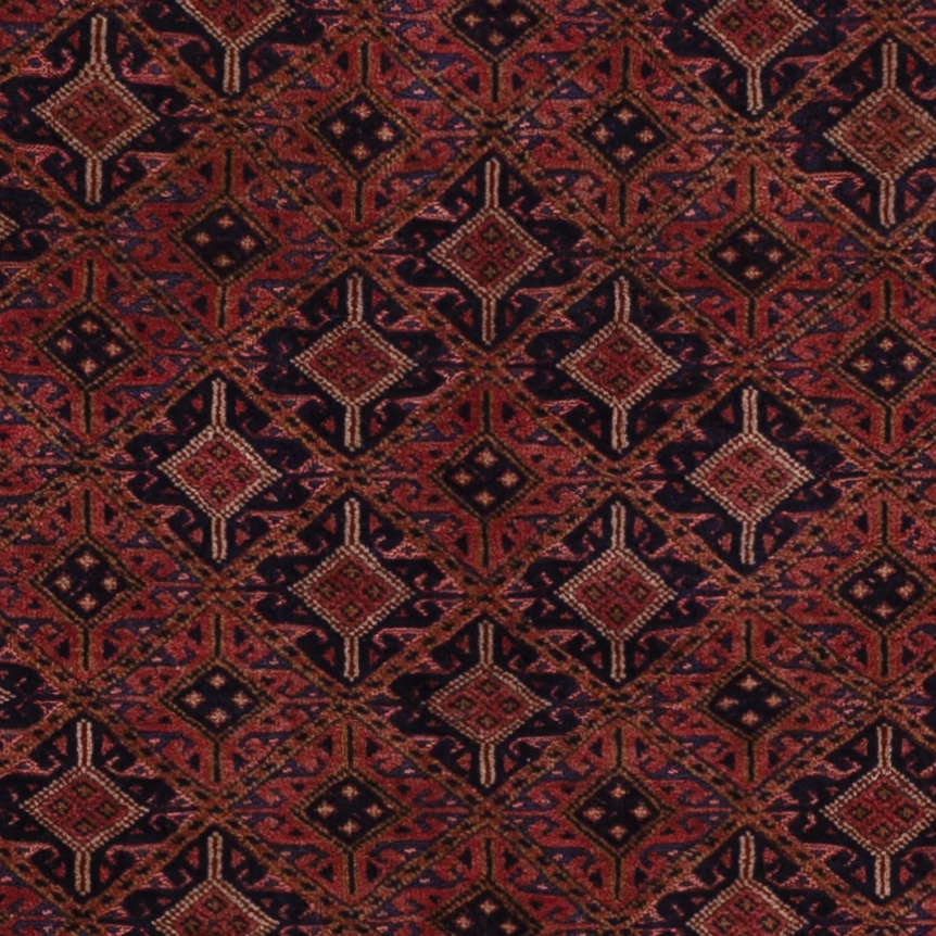 Tapete Kelim - Oriental - 197 x 161 cm - vermelho escuro