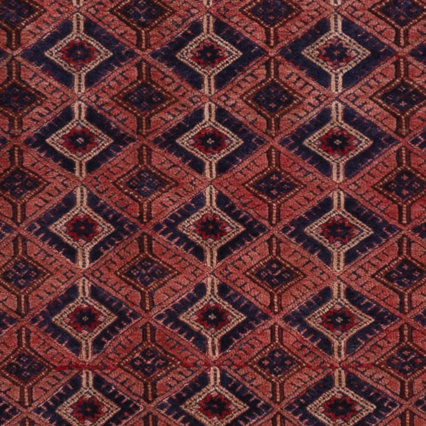 Tapete Kelim - Oriental - 201 x 141 cm - vermelho escuro
