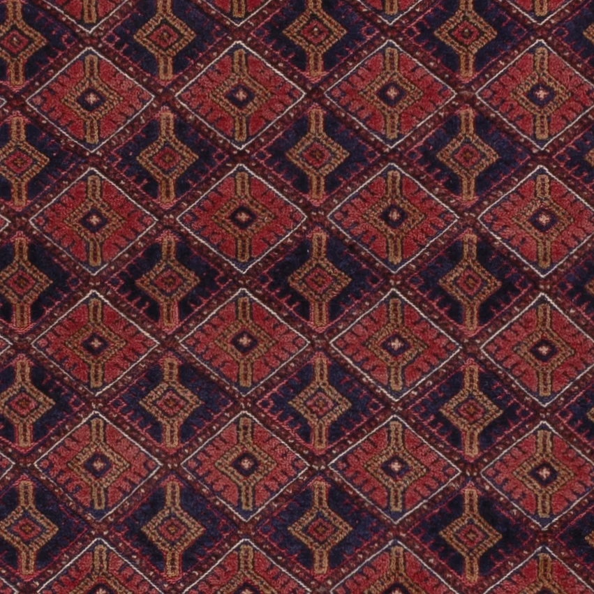 Tapete Kelim - Oriental - 203 x 152 cm - vermelho escuro