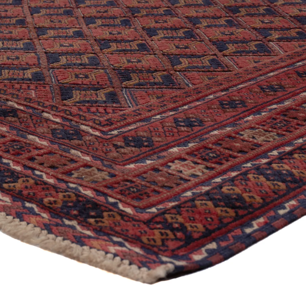 Tapete Kelim - Oriental - 203 x 152 cm - vermelho escuro