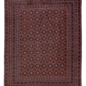 Tapete Kelim - Oriental - 204 x 152 cm - vermelho escuro