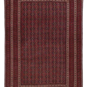 Tapete Kelim - Oriental - 205 x 145 cm - vermelho escuro