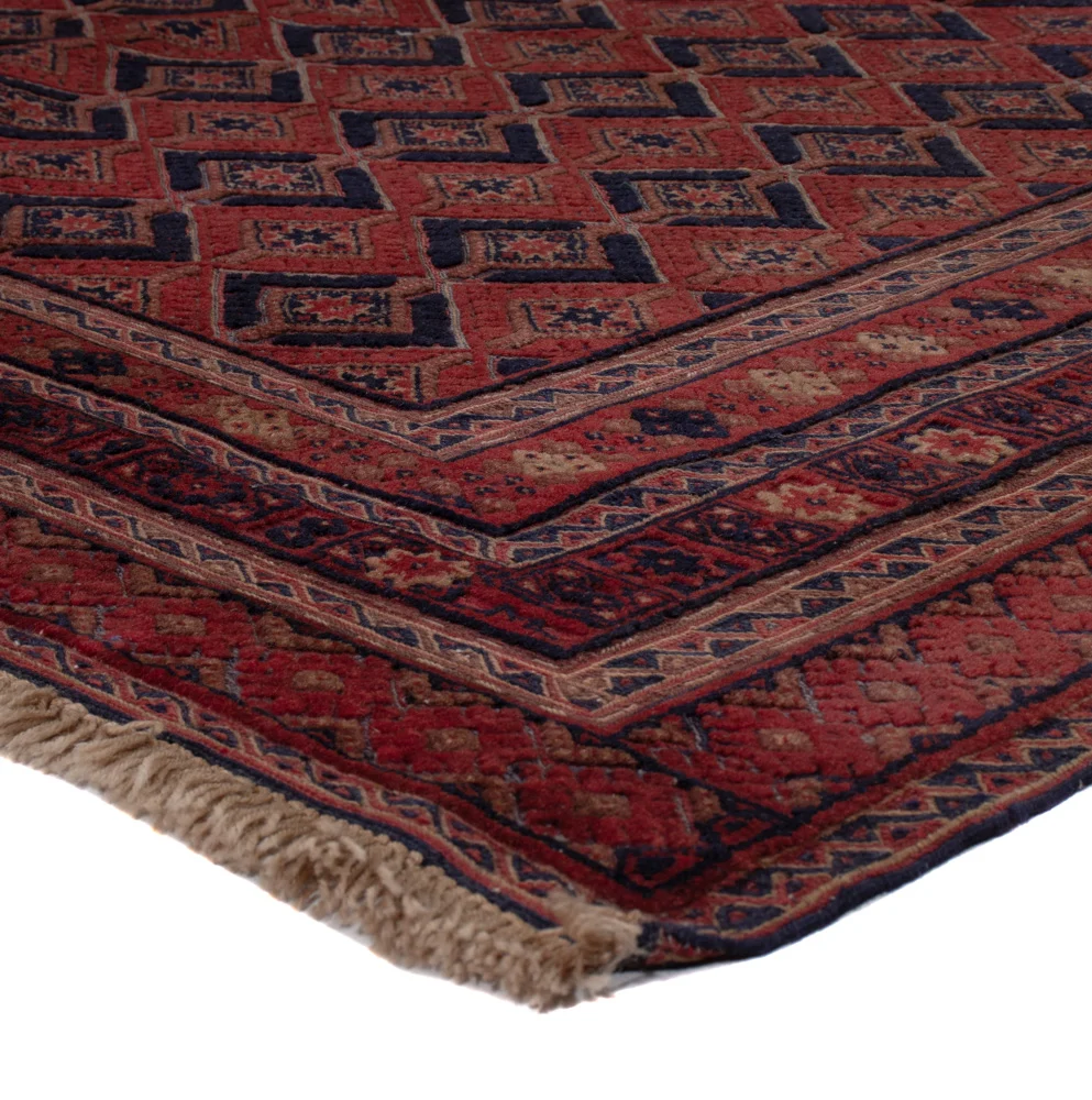 Tapete Kelim - Oriental - 206 x 156 cm - vermelho escuro