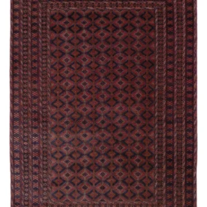 Tapete Kelim - Oriental - 208 x 145 cm - vermelho escuro