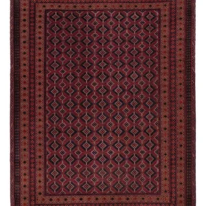 Tapete Kelim - Oriental - 213 x 150 cm - vermelho escuro