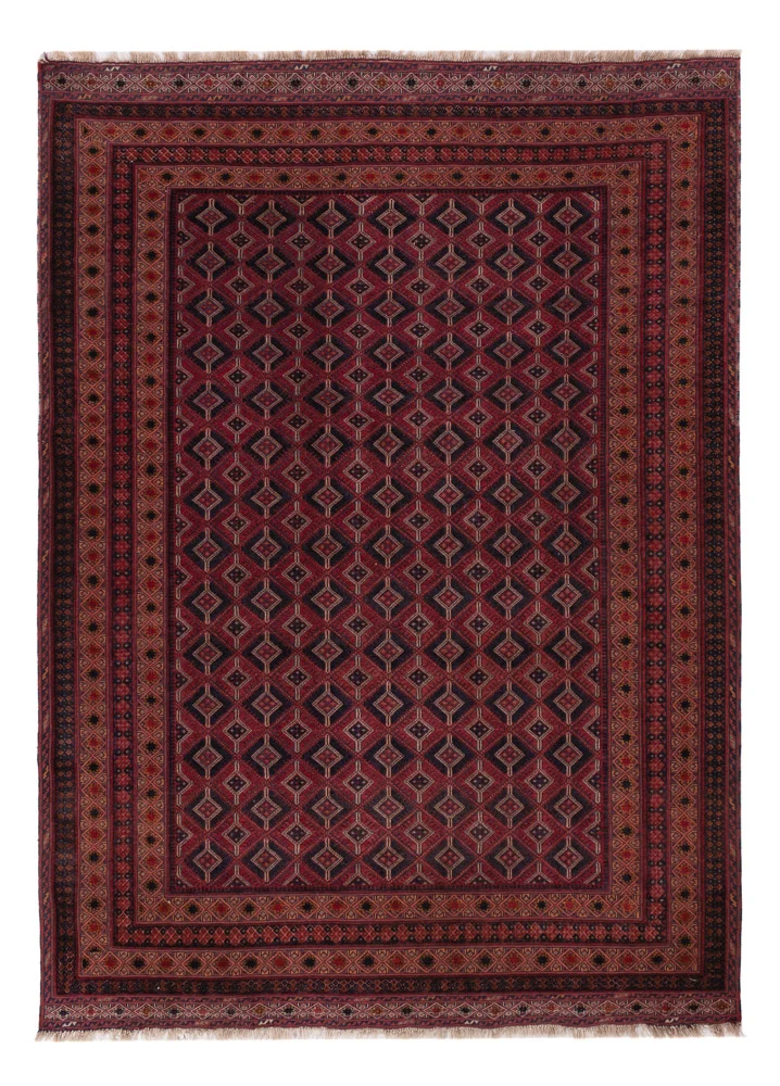 Tapete Kelim - Oriental - 213 x 150 cm - vermelho escuro