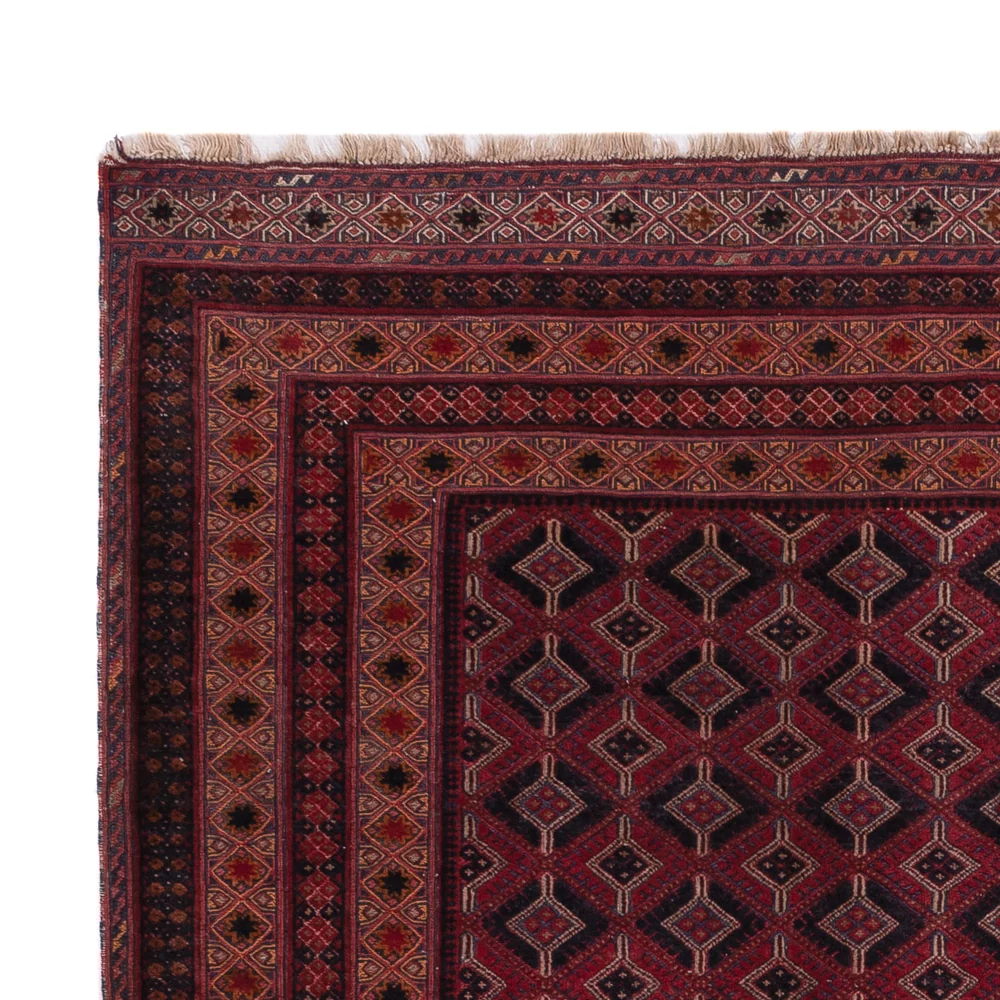 Tapete Kelim - Oriental - 213 x 150 cm - vermelho escuro
