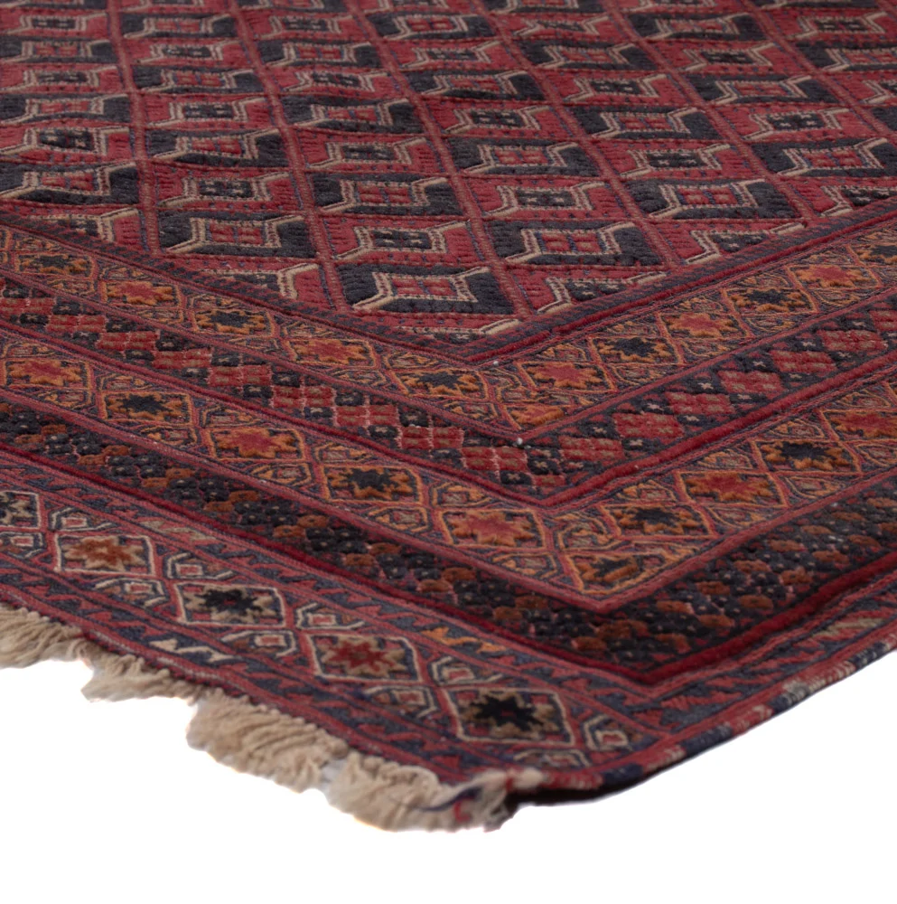 Tapete Kelim - Oriental - 213 x 150 cm - vermelho escuro