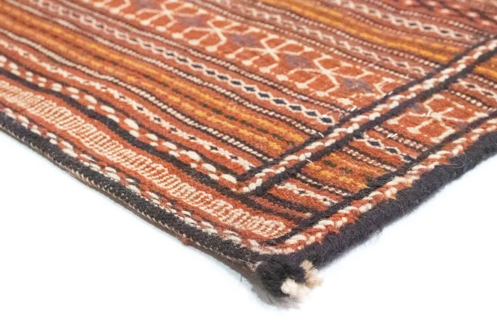 Tapete Kelim - Oriental - 223 x 166 cm - castanho