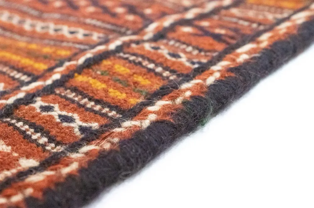 Tapete Kelim - Oriental - 223 x 166 cm - castanho