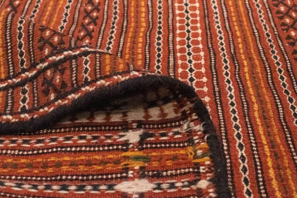 Tapete Kelim - Oriental - 223 x 166 cm - castanho