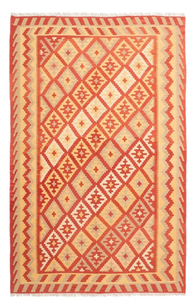 Tapete Kelim - Oriental - 252 x 165 cm - multicolorido