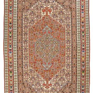 Tapete Kelim - Oriental - 258 x 160 cm - vermelho claro